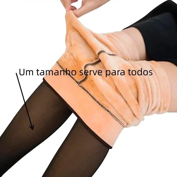 Meia Calça Térmica Feminina Super Stretch – Conforto e Aquecimento para o Inverno