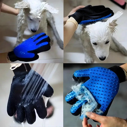 Luva Escova Removedora de Pelos para Gatos, Cães e Outros Pets
